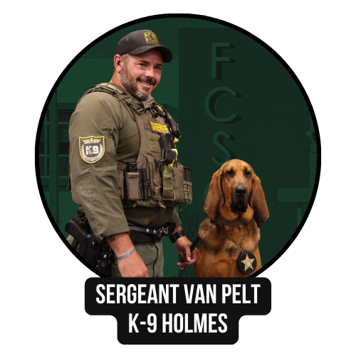 Sergeant Van Pelt, K-9 Holmes