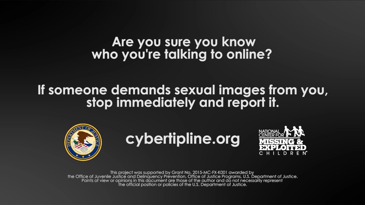 Sextortion Public Service Announcement - 90 Seconds