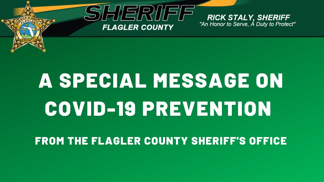 A Special Message on COVID-19 Prevention from the FCSO!