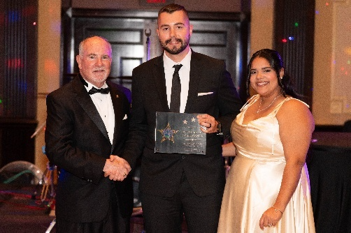 Sheriff Rick Staly recognizes Deputy Kyle Manka during the 2026 Sheriff’s Gala, Saturday, March 21, 2026.