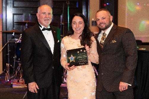 Sheriff Rick Staly recognizes Master Detention Deputy Justine Crego during the 2026 Sheriff’s Gala, Saturday, March 21, 2026.