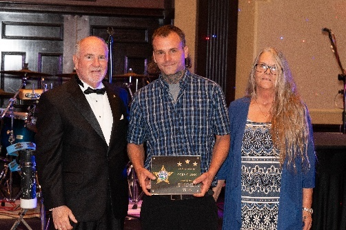 Sheriff Rick Staly recognizes Cody Clark during the 2026 Sheriff’s Gala, Saturday, March 21, 2026.
