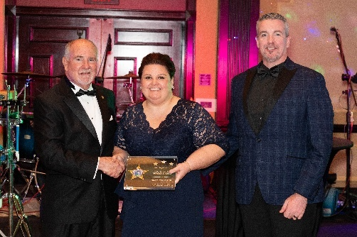 Sheriff Rick Staly recognizes staff accountant Nikki Smith during the 2026 Sheriff’s Gala, Saturday, March 21, 2026.
