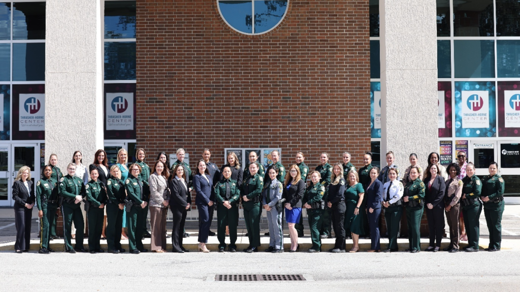 The graduating class from Class 2 of the Florida Sheriffs Women’s Leadership Academy.
