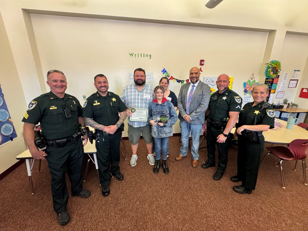 Connelly Davis, Rymfire Elementary School (FCSO) Great Kid Awards