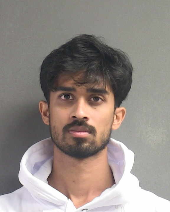 Arul Nayak (Volusia County Jail Mugshot)